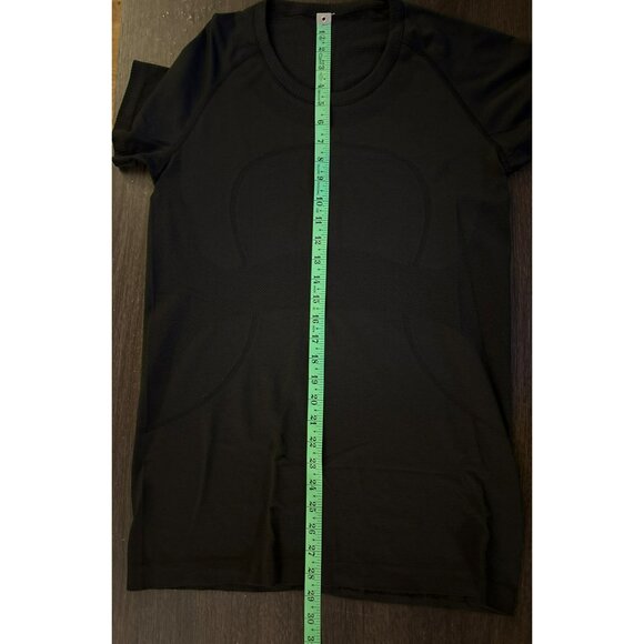 Lululemon Black Swiftly Tech Short Sleeve Shirt Size 12 - Picture 8 of 8